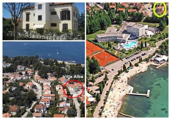 Apartments Villa Alba II Porec Esterno foto